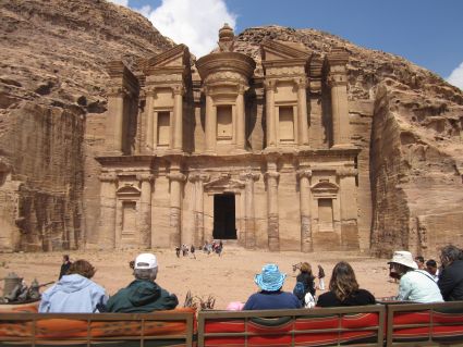 The Monastery inside Petra, Jordan - photo by Rob McFarland